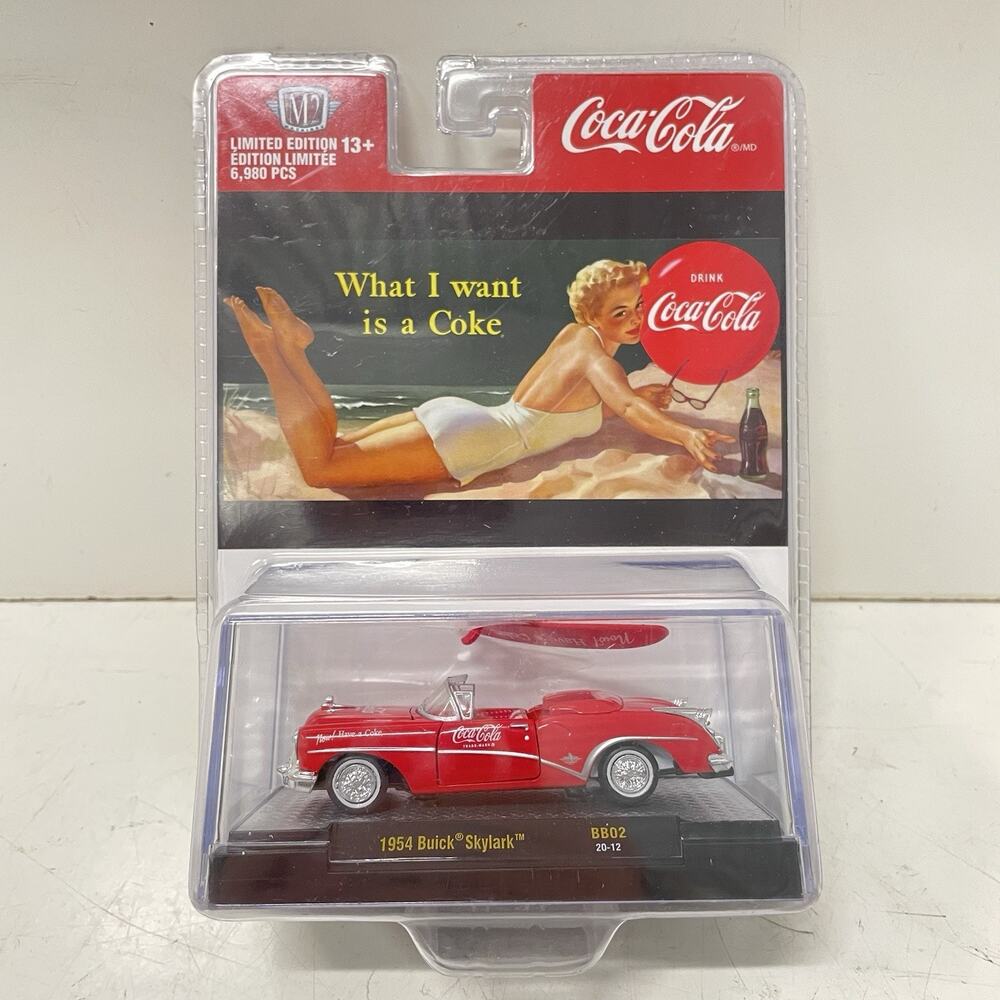 M2 MACHINES COCA COLA 1954 BUICK SKYLARK BB02 20-12 LIMITED EDITION